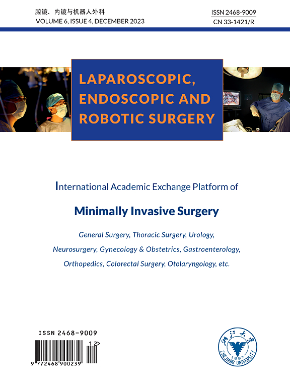 Go to journal home page - Laparoscopic, Endoscopic and Robotic Surgery